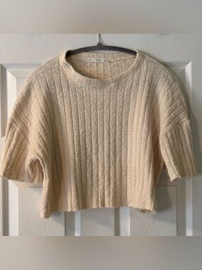 MNG Casual Cropped Sweater Size M